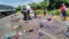 Imagens fortes - Acidente em rodovia deixa três vítimas fatais