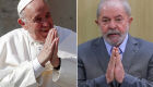 O Papa Francisco e o ex-presidente Lula