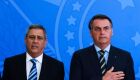 O presidente Jair Bolsonaro e novo chefe da Casa Civil, Braga Netto