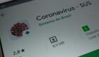App "Coronavírus SUS" na loja da Play Store