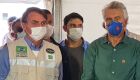 Presidente Jair Bolsonaro durante visita