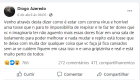 Publicação feita no perfil do Facebook pelo próprio jovem antes de morrer