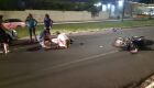 AGORA: motociclista sofre acidente na Mato Grosso
