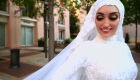 Vídeo: Ensaio fotográfico de noiva é interrompido por explosão em Beirute