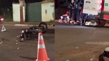 Motociclista não resistiu aos ferimentos do acidente