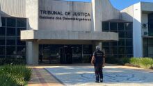 Agente da PF durante a operação - 