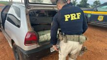 PRF encontrou drogas no veículo