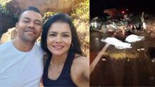 Casal morreu logo após o acidente