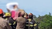 Resgate contou com suporte avançado