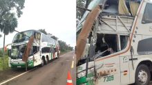 JD1TV: Barra de ferro atravessou dois passageiros do ônibus durante acidente na BR-262