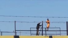 A mobilização aconteceu durante o começo da tarde de hoje