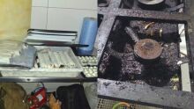 O espaço foi interditado pelas equipes 