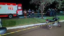 AGORA: Motociclista morre ao colidir contra árvore em avenida do Pioneiros