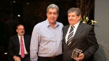 O governador André Puccinelli e o empresário Roberto Fae