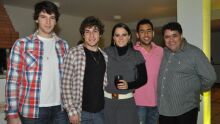 Luis Henrique, Henrique, Paula, Omarzinho e Omar Ayoub