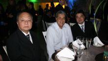 Almir Oshiro, o governador André Puccinelli, e André Oshiro