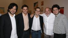 Alê Teixeira, Eduardo Romero, Arley Machado, Carlos Bertão e Walter Queiros