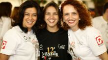 As amigas Maika do Amaral, Luciana Anache e Ana Paula Miglioli