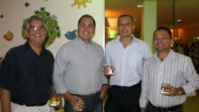 Orcy de Oliveira, Luiz Bossary Jr, Paulo Roberto de Carvalho e Israel Caires