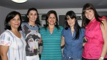Pastora Edita Lopes,  Liz Matos,  Alessandra Souza,  Nicole Mandetta e Clara Chedid