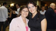 Maria Socorro Soares com a filha, a psicóloga Luciene Caxias