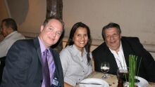 Carlos Voges,  Karine Cortez e Djalma Loubet