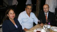 Ivone Barbosa,  José Aedo Camilo e Ronaldo Chadid