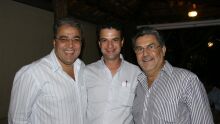 Luiz Calos Feitosa,  Fernando Soares e José Chadid