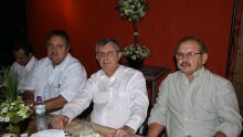 Marcos Brito, Luiz Carlos Santine e Sideni Pimentel