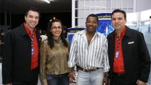 GIOVANO MALAMÃO, SANDRA BRITTO, AMARILHO BRITTO E MARCIO VICENTE