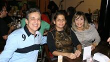 Sebastião Teixeira, Sandra Massao e Renata 