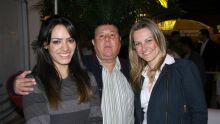 Ana Paula Ferlin, Dimas Braga e Viviane Breier 