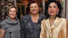 Marly Brandão, Lurdes Rondon e Vanise Charbel