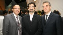 Carlos Gomes, Ricardo Naban e Julio Pina