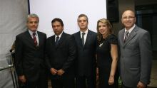 Flávio Ramos , Valoni Procopio, Julio Pina, Lucinéia Davanço e Carlos Gomes 