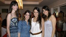 Marcela Jallad, Bianca Pereira, Maria Eduarda Amaral e Carlinha Stephanini