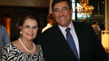 Maria Lúcia e prefeito de Porto Murtinho Nelson Cintra 