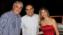 Delcidio com Gabriela e Paulo Chaves