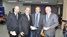 Marcos Henrique, Ivo Bozato, Edlison Araújo e Adelmir Santana 