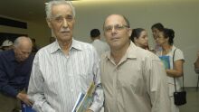 O ex-governador Wilson Barbosa e Domingo Sahib