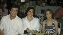 Carlos Machado, Cristiane Buainain e Maria Aparecida