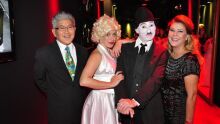 Mario Quenji , Marylin , Chapiln e Regina Irie