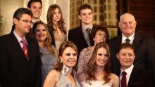 Familia Andrighetto e Família Hardoim Dante, Vitória, Vinicius, Francisco, Mirian, Virginia, Francisco, Isamara, Letícia e Miro