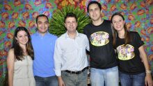 Lais Maksoud, Luiz Marques, Jary Castro, Sullivan Vareiro e Ana Paula