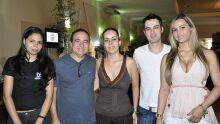 Samira Rolon, Devayr Suriano, Camila Gonzales, Rodrigo Vieira e Adriana Martins