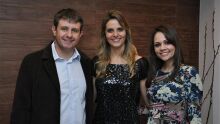 Ulisses, Camila e Fabiane Meneghel