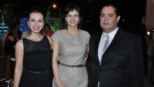 Stela Almeida, Carmem Almeida e Sérgio Ferreira