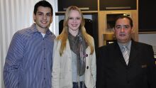 Bruno Marques, Aline Kumpel e Sergio Ferreira