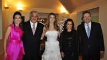 Cristiana Hilgert, Delcídio Amaral, Carolina Hilgert, Maika do Amaral e Alvaro Hilgert