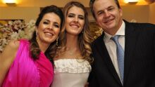 Cristiane, Carolina e Alvaro Hilgert